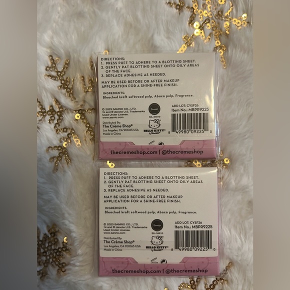 HELLO KITTY MATTIFYING BLOTTING PAPER REFILLS - Picture 2 of 2